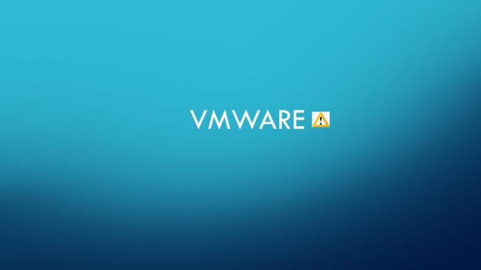 VMware Security Warning